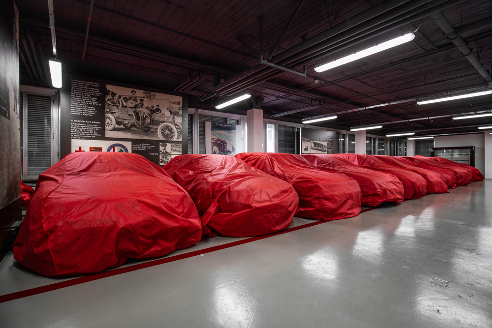 Photos of cars covered